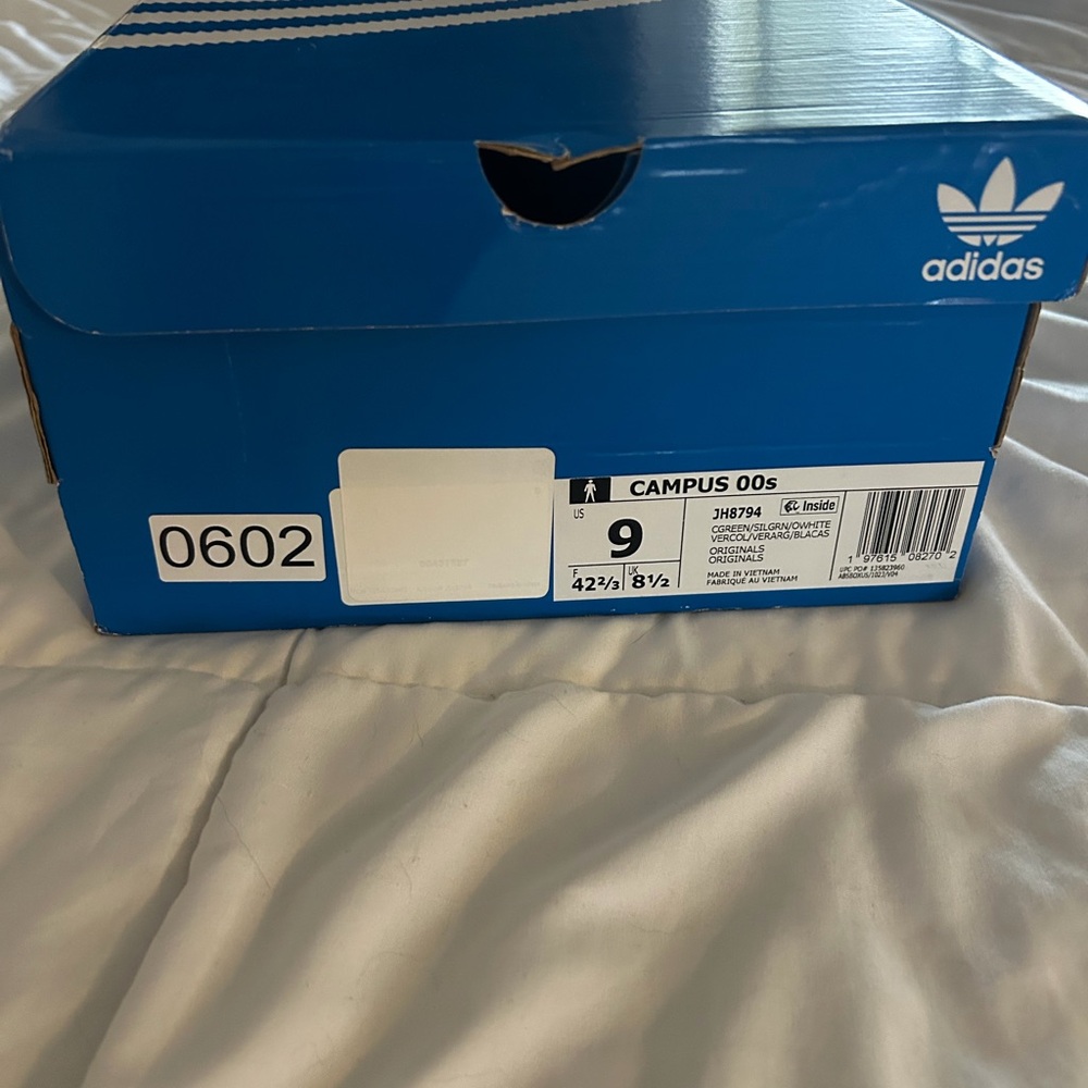 Adidas Campus 00s Turquoise and White Sneakers - Picture 5 of 5